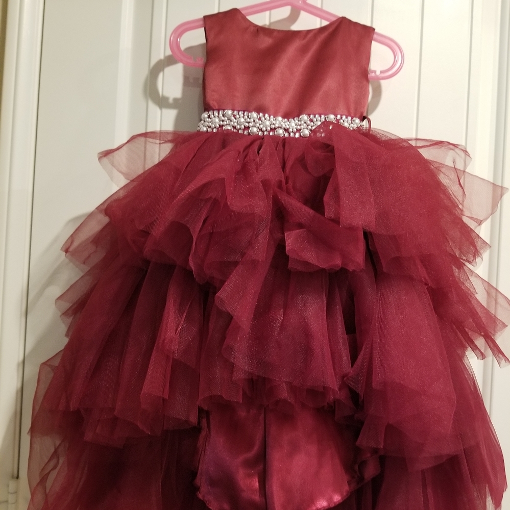 Burgundy Youth Dress